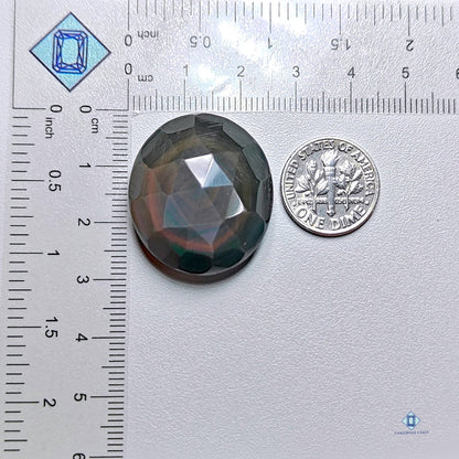 Rainbow Obsidian Oval All cuts