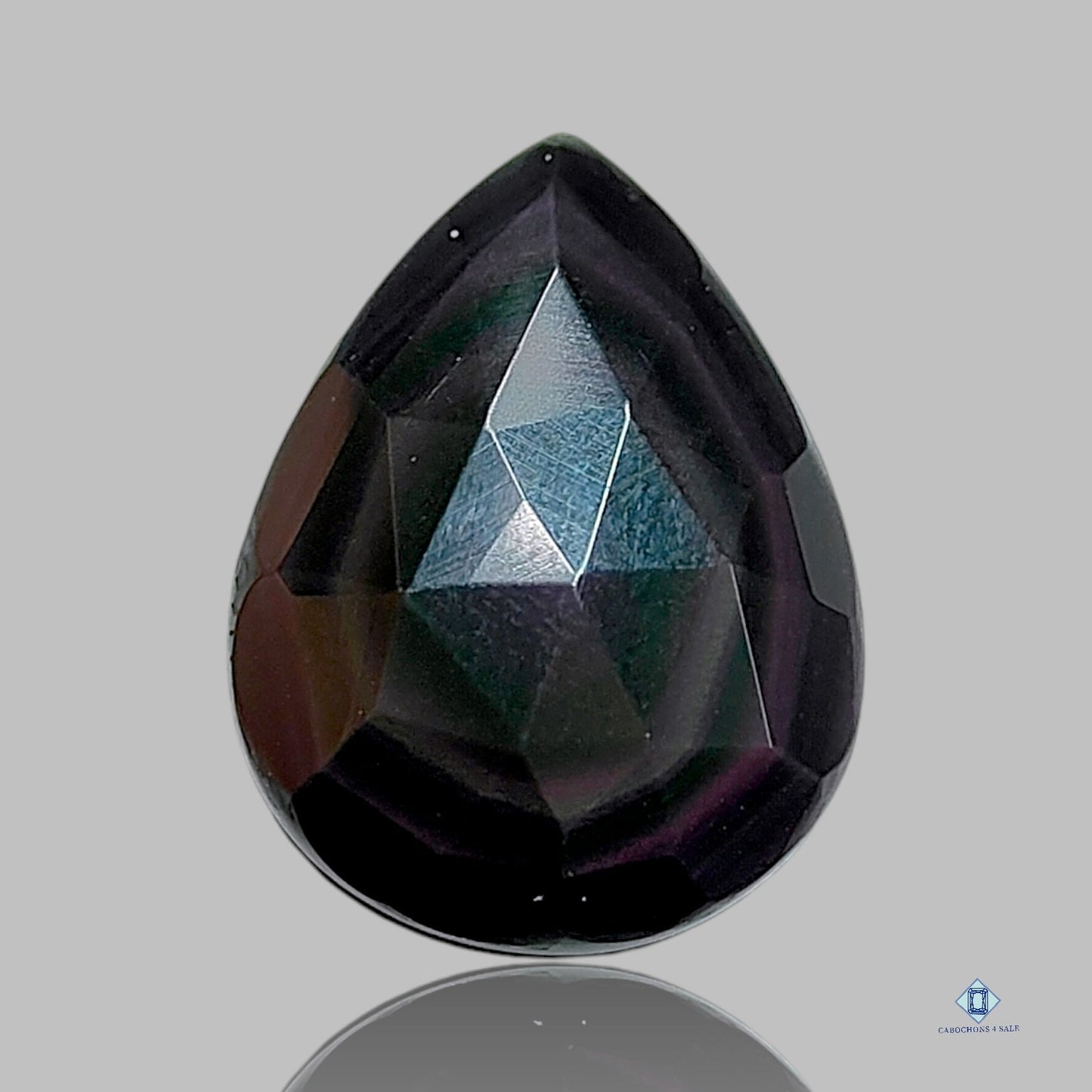 Rainbow Obsidian Pear All cuts