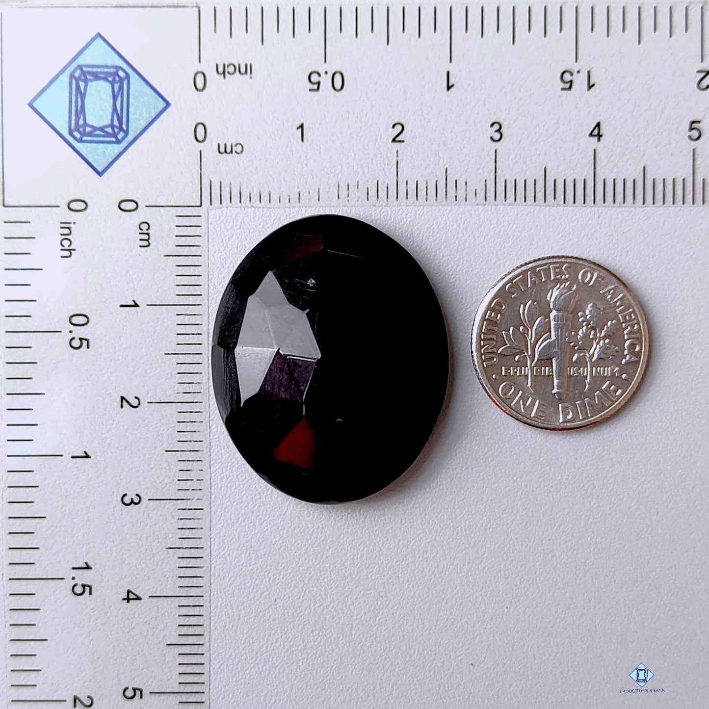 Rainbow Obsidian Oval Rose Cut