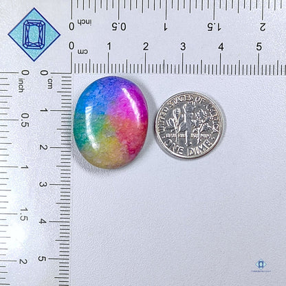 Rainbow Solar Quartz Oval Cabochons