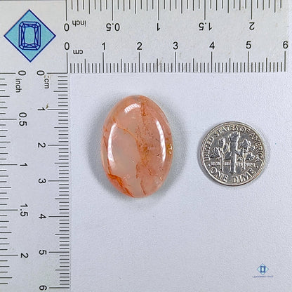 Red Cherry Oval Cabochons