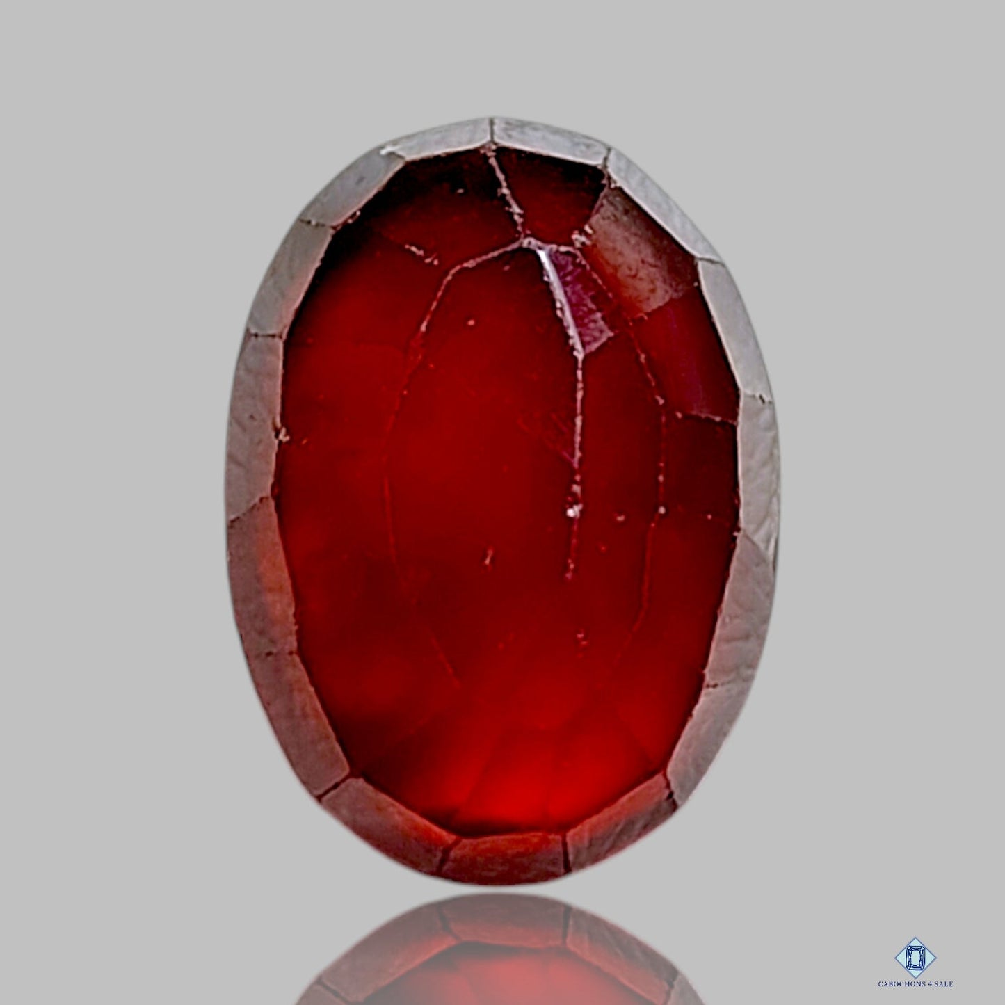 Red Garnet Oval All Cuts