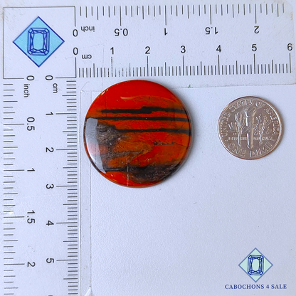 Red Jasper Round Cabochons