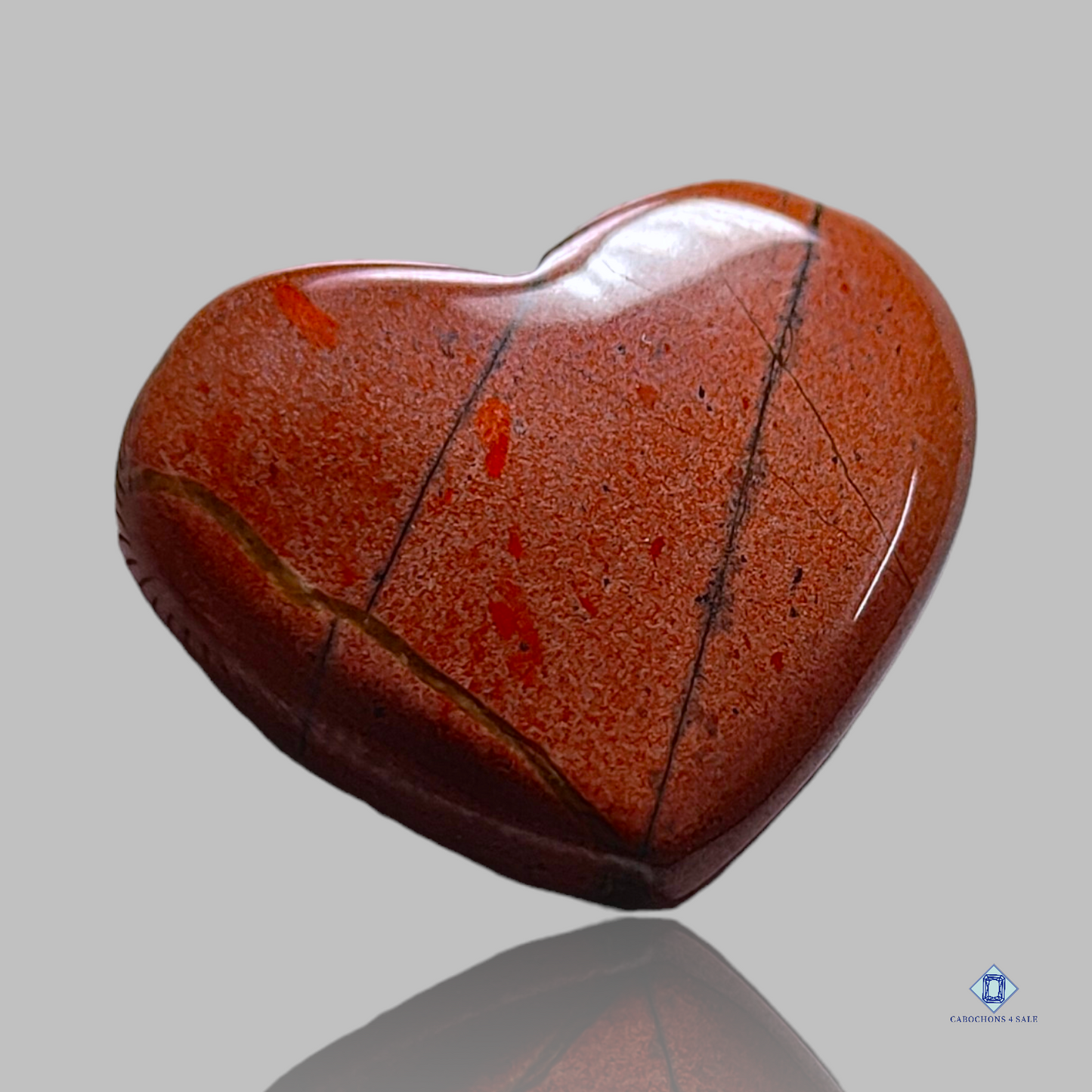 Red Jasper-Heart-Cabochons