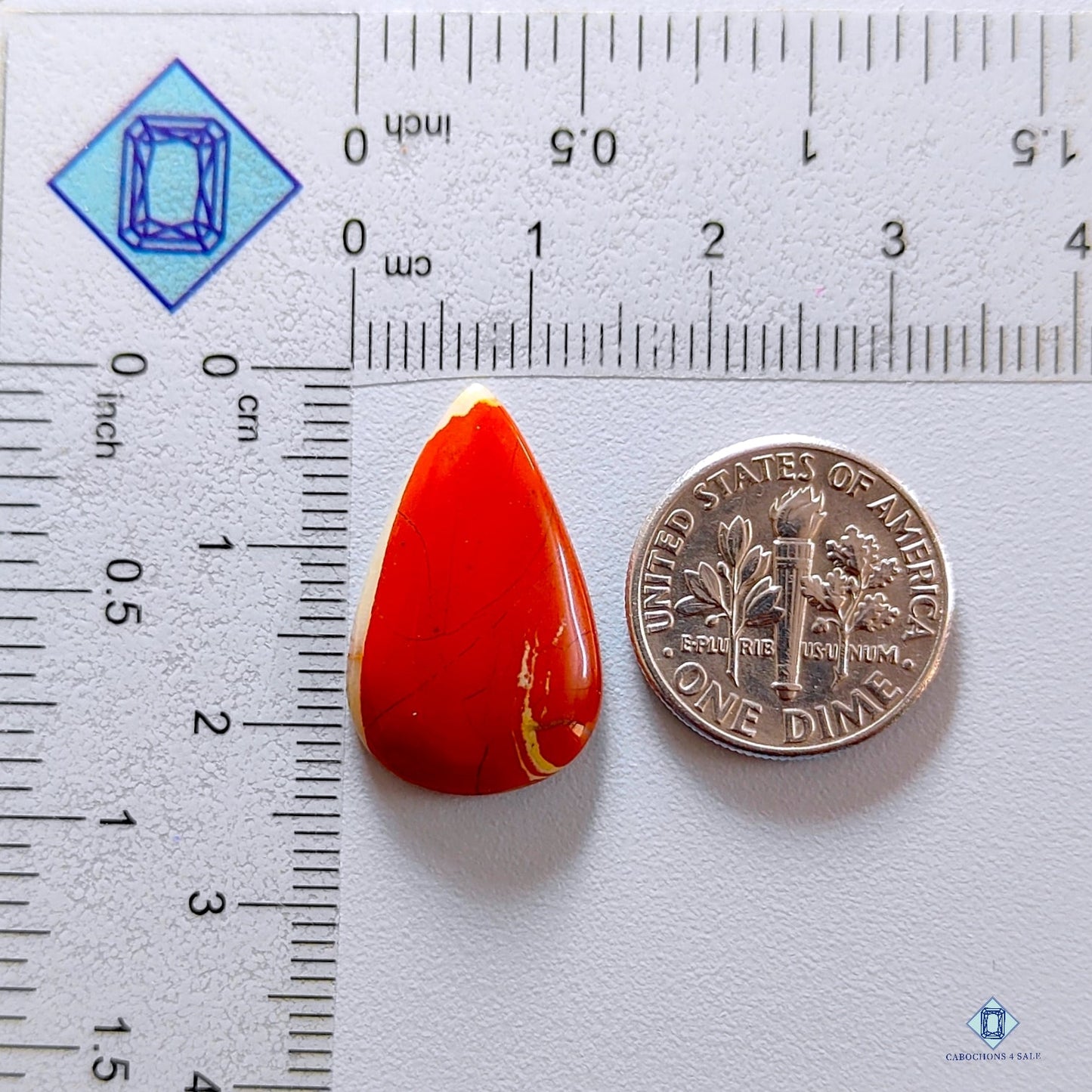 Red Jasper Pear Cabochons