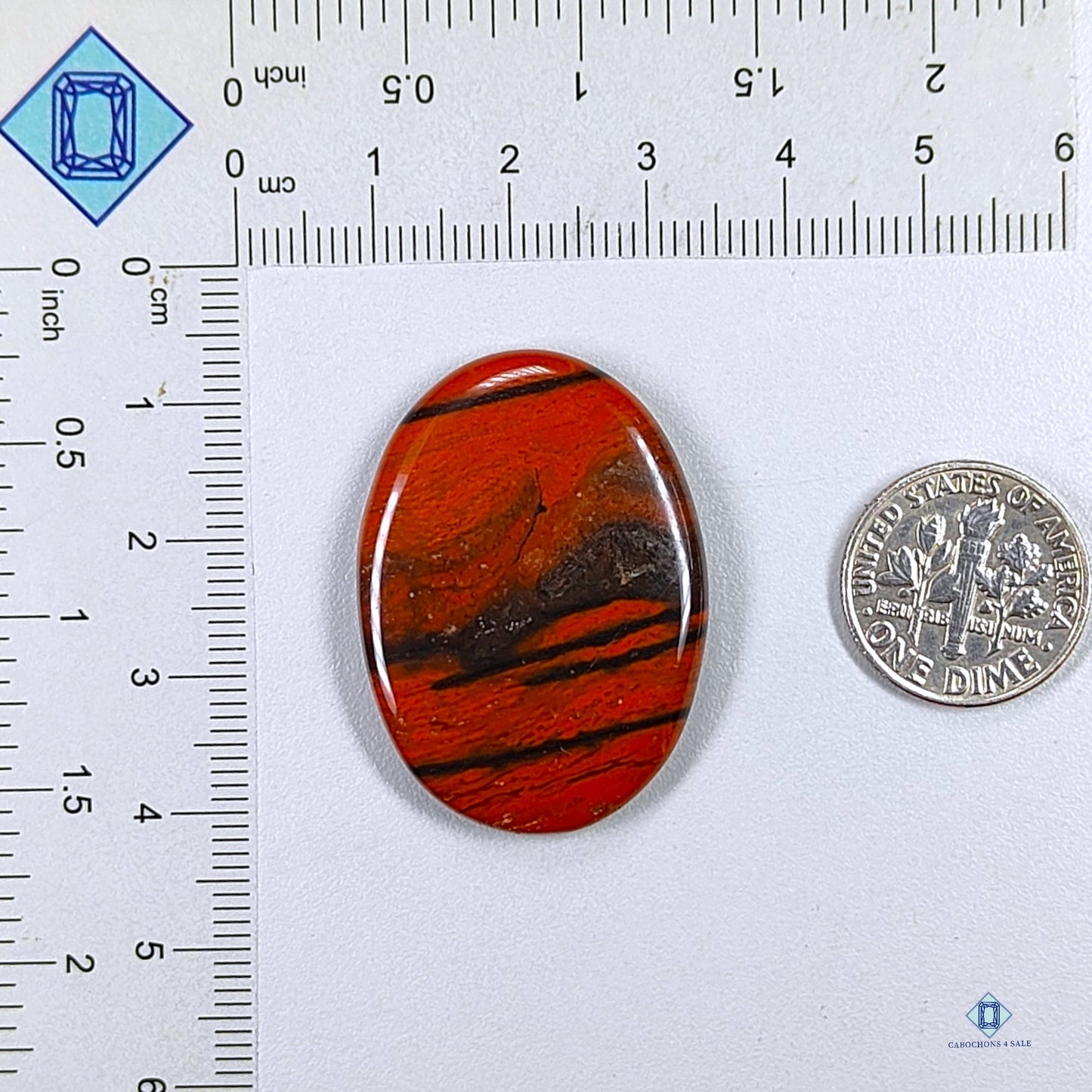 Red Jasper Oval Cabochons