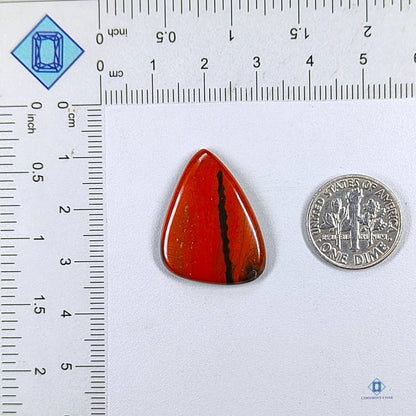 Red Jasper Pear Cabochons