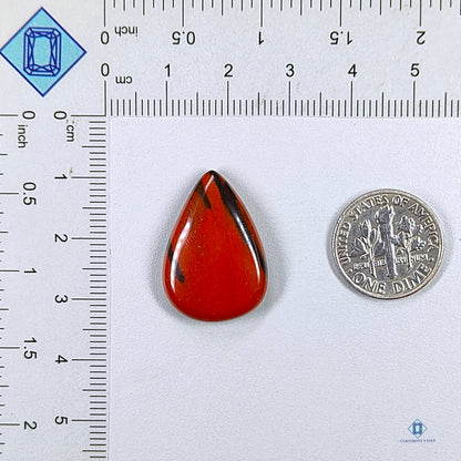 Red Jasper Pear Cabochons