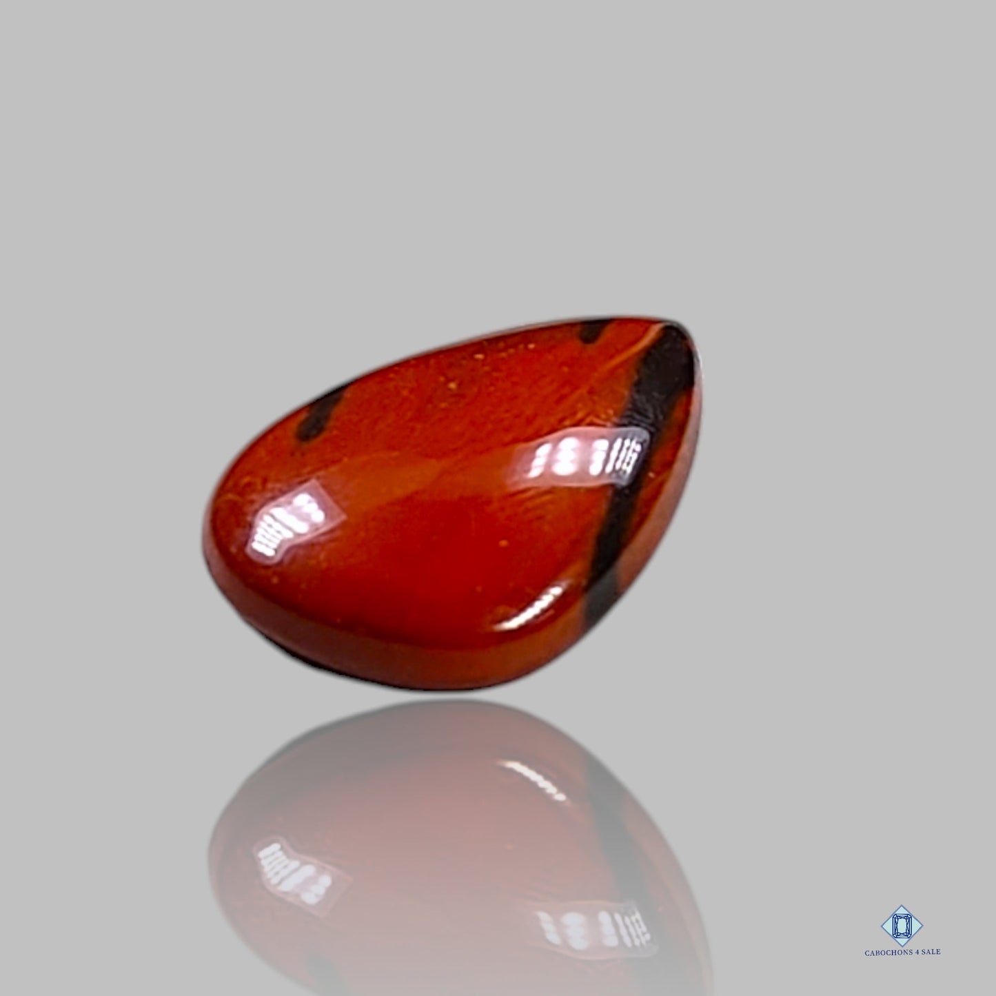 Red Jasper Pear Cabochons