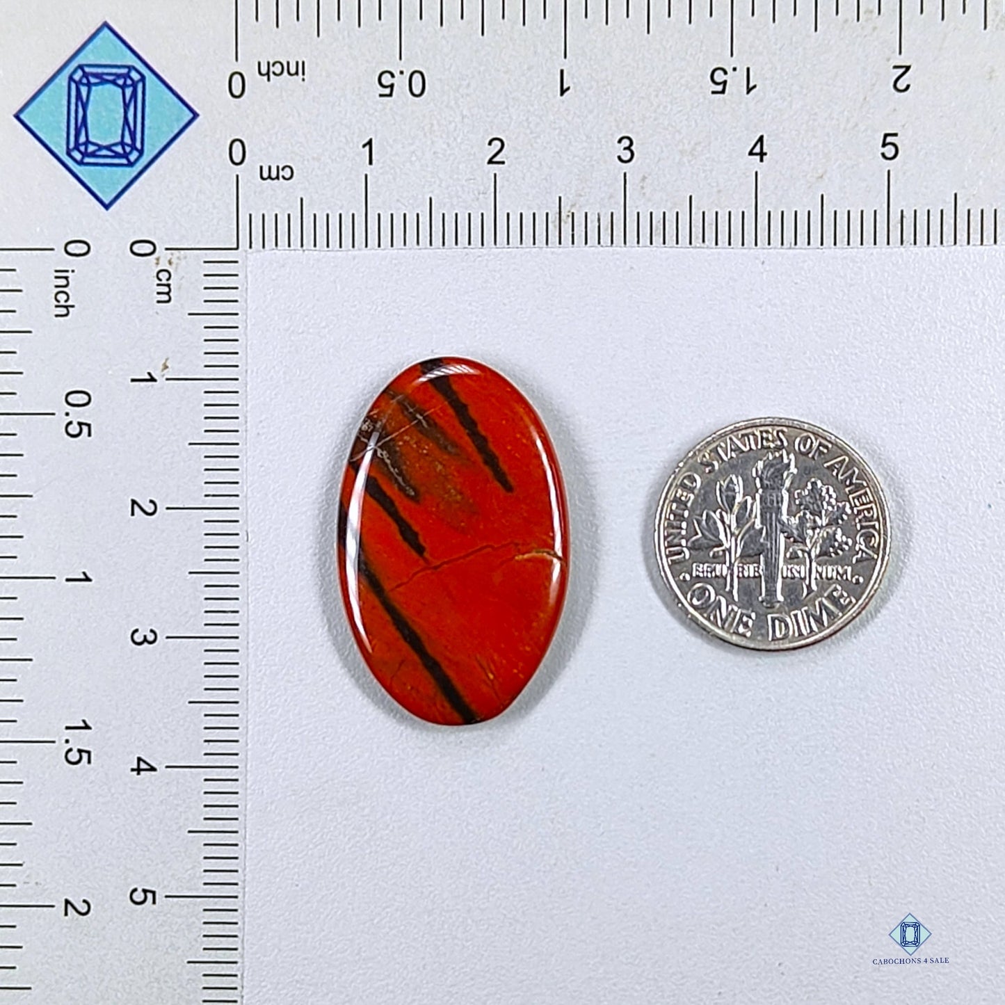 Red Jasper Oval Cabochons