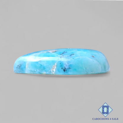 Cabujones de pera de larimar rojo de 22 x 17 x 5 mm