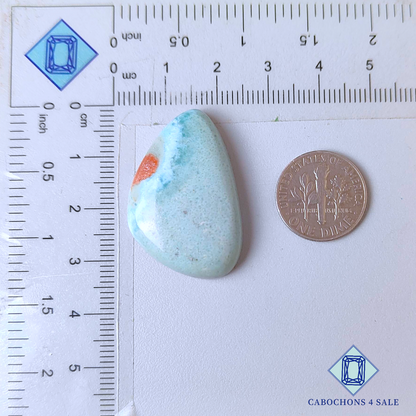 Red Larimar Fancy Cabochons 32*21*6mm