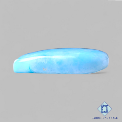 Cabujones de pera de larimar rojo de 21 x 18 x 5 mm