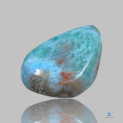 Red Larimar Pear Cabochons