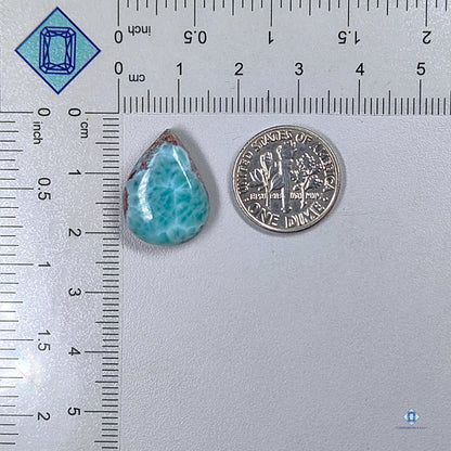 Red Larimar Pear Cabochons