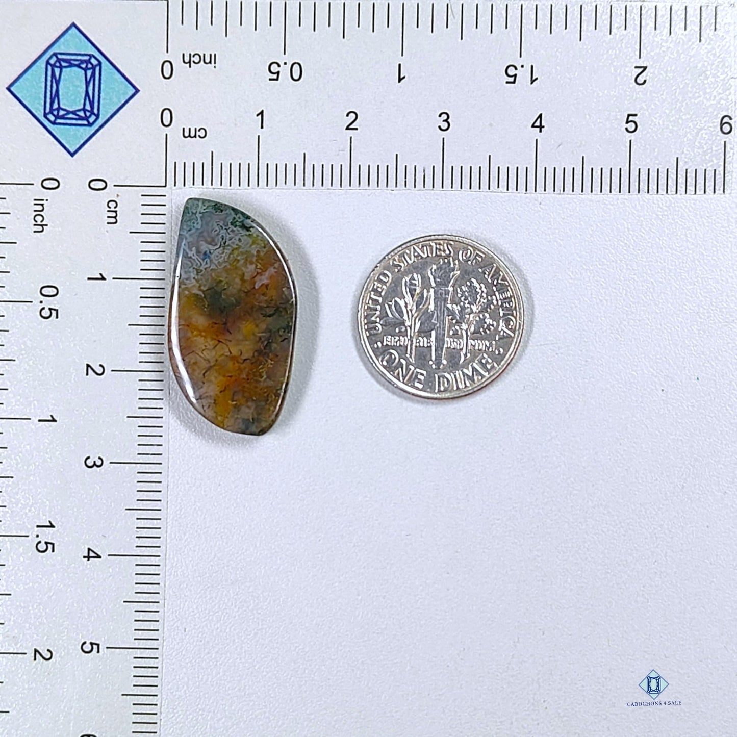 Red Moss Agate Fancy Cabochons