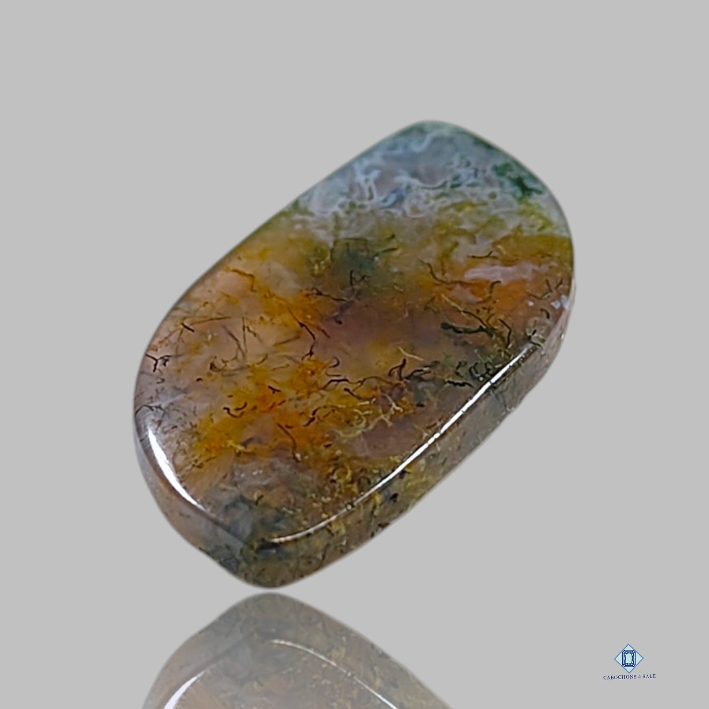 Red Moss Agate Fancy Cabochons