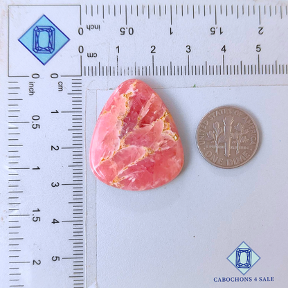 Rhodochrosite Pear Cabochons