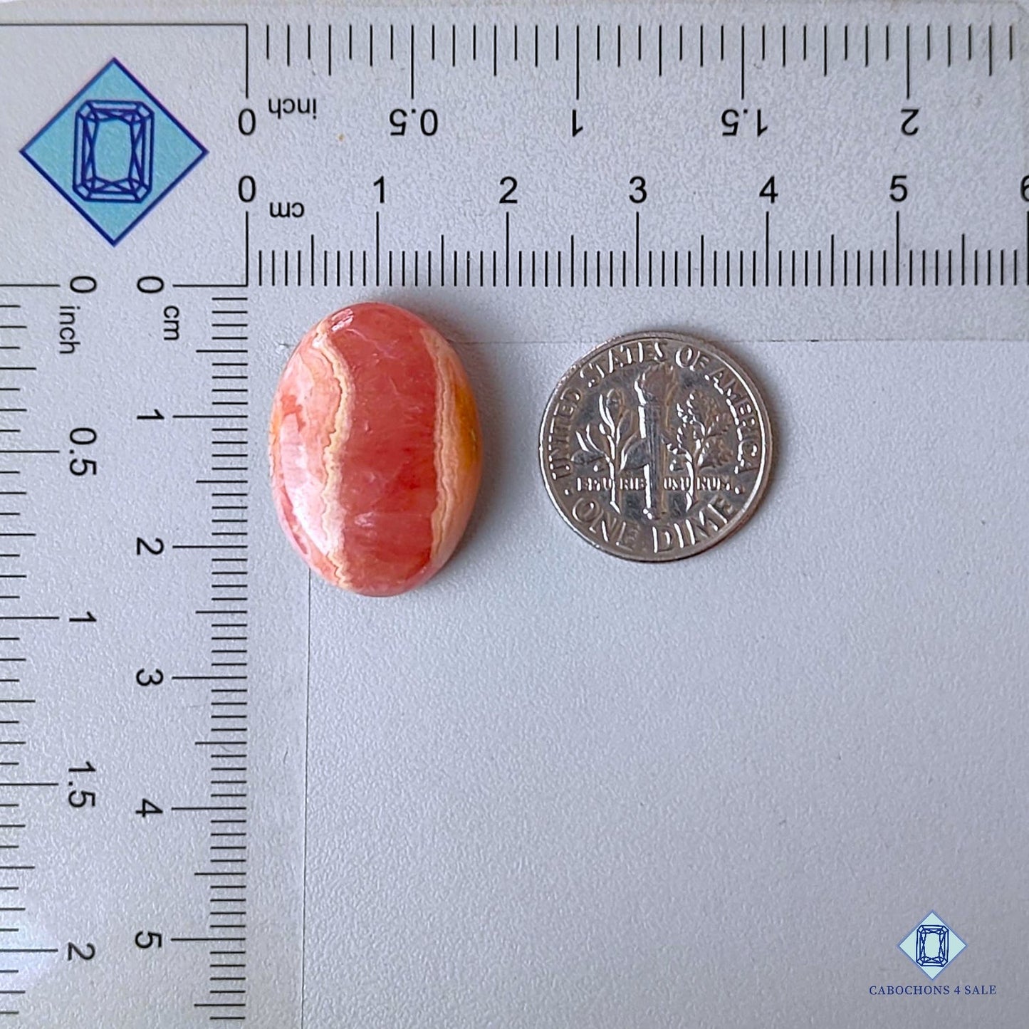 Natural Rhodochrosite Gemstone Oval Cabochons 22*16*7mm from Argentina available for sale