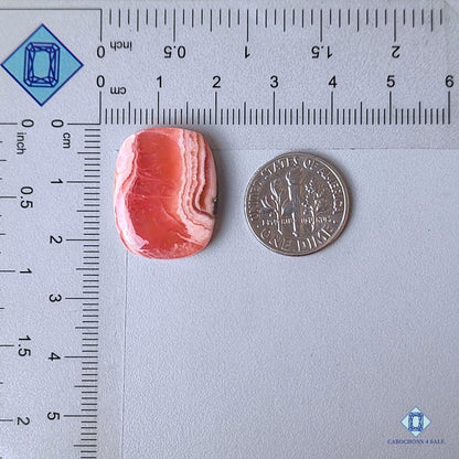 Natural Rhodochrosite Gemstone Fancy Cabochons 22*18*4mm from Argentina available for sale