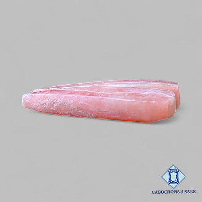 Natural Rhodochrosite Gemstone Pear Pairs 24*9*4mm from Argentina  available for sale