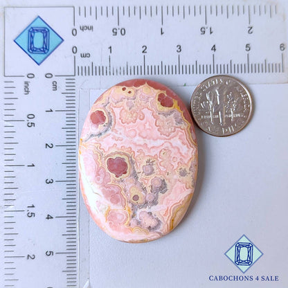 Rhodochrosite Oval Cabochons