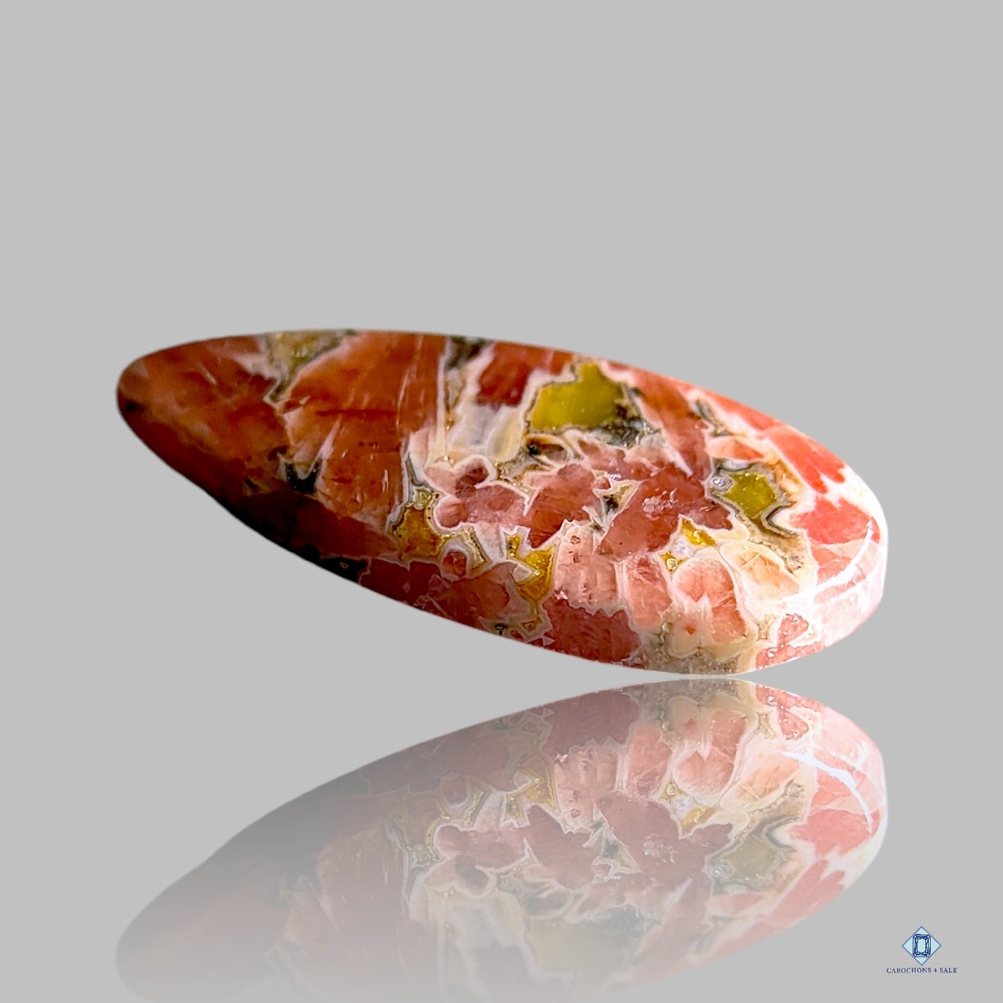 Rhodochrosite Pear Cabochons