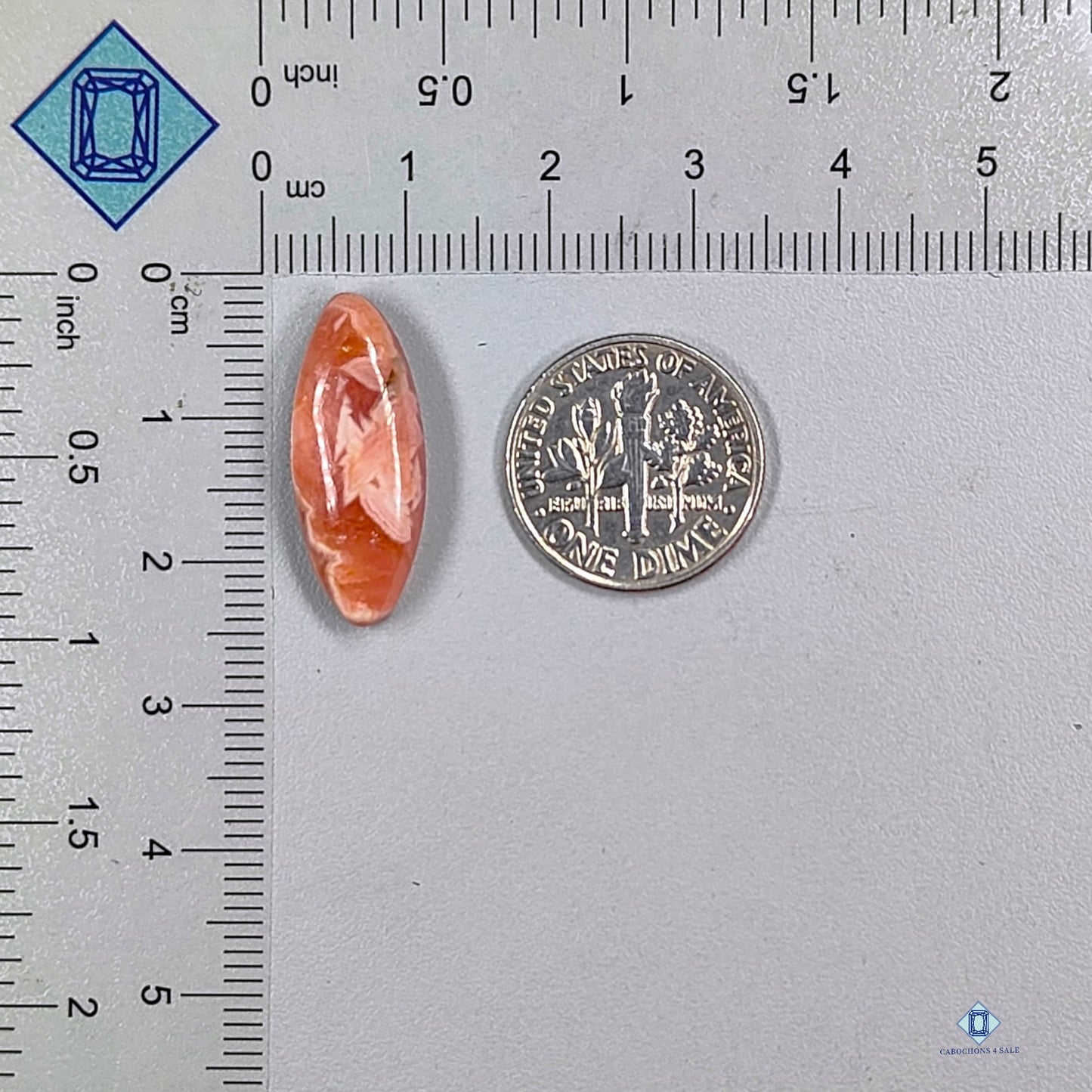 Rhodochrosite Marquise Cabochons