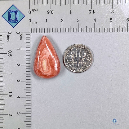 Rhodochrosite Pear Cabochons