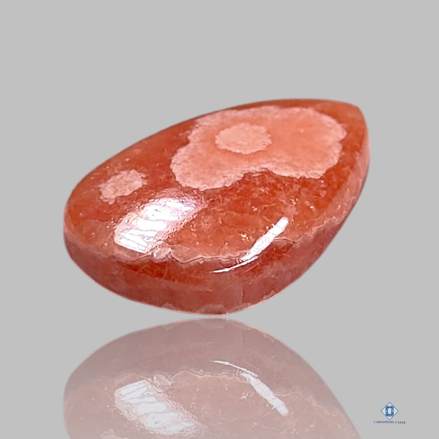 Rhodochrosite Pear Cabochons