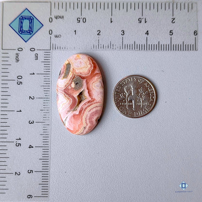 Rhodochrosite Oval Druzy