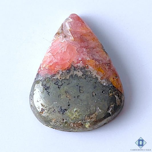 Rhodochrosite With Pyrite