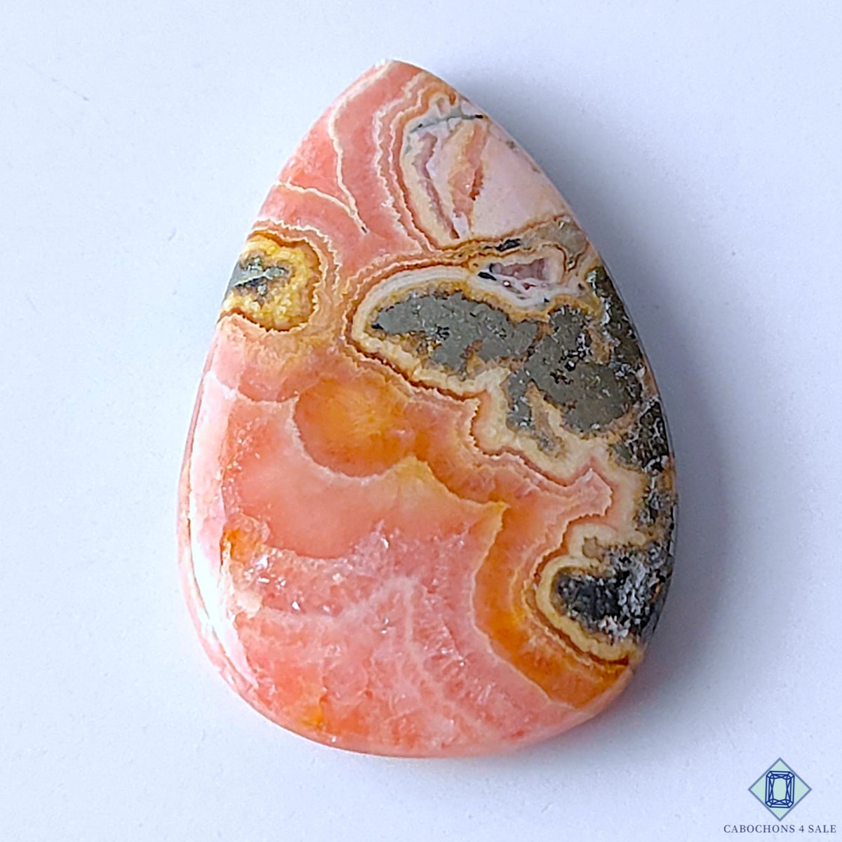 Rhodochrosite With Pyrite
