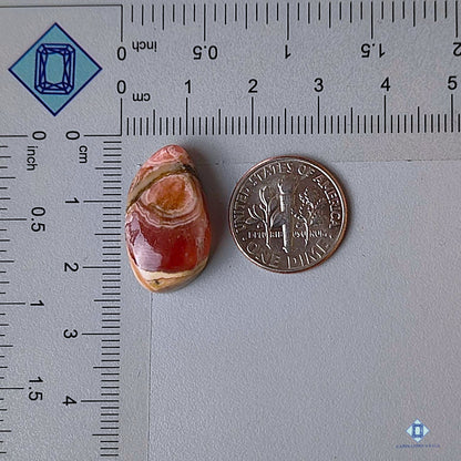 Genuine Rhodochrosite Pear Gemstone Cabochons for sale, Pear 22*12*7mm