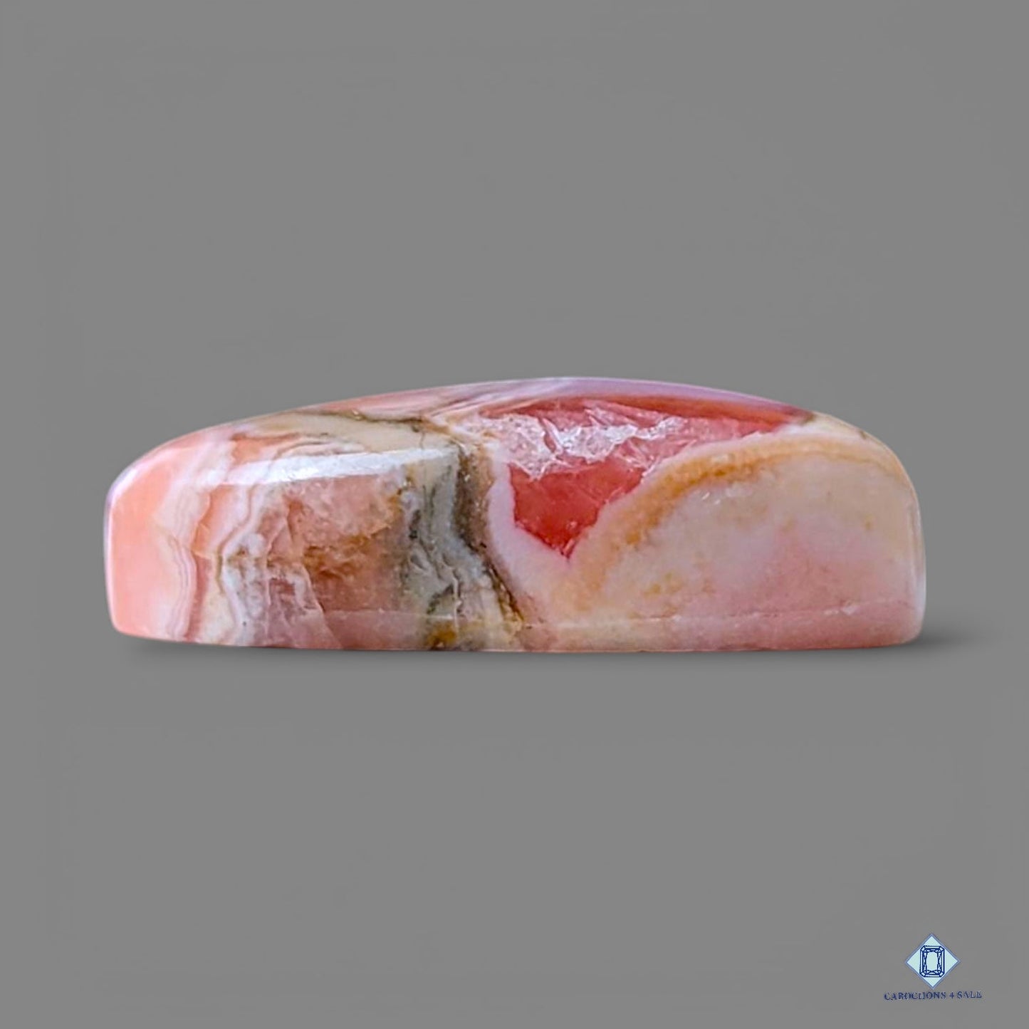 Genuine Rhodochrosite Pear Gemstone Cabochons for sale, Pear 22*12*7mm