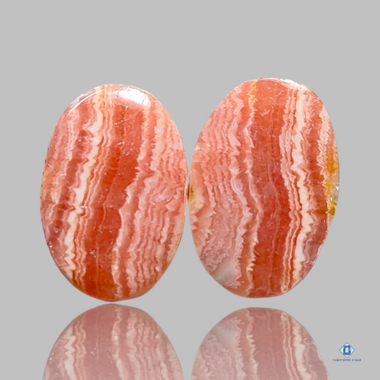 Rhodocrosite-c4sw1575-Oval-pink-Pairs