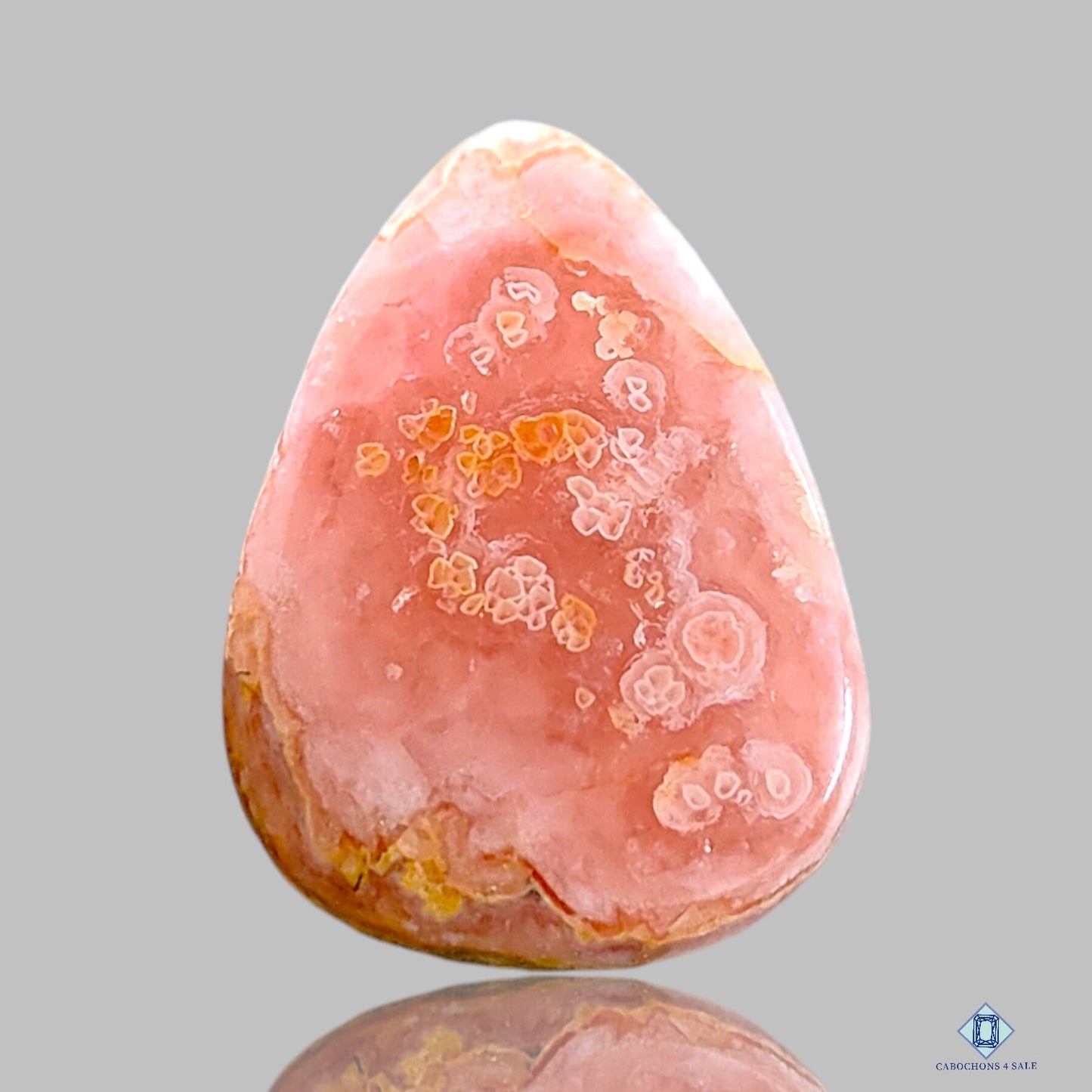 Rhodocrosite Pear Cabochons