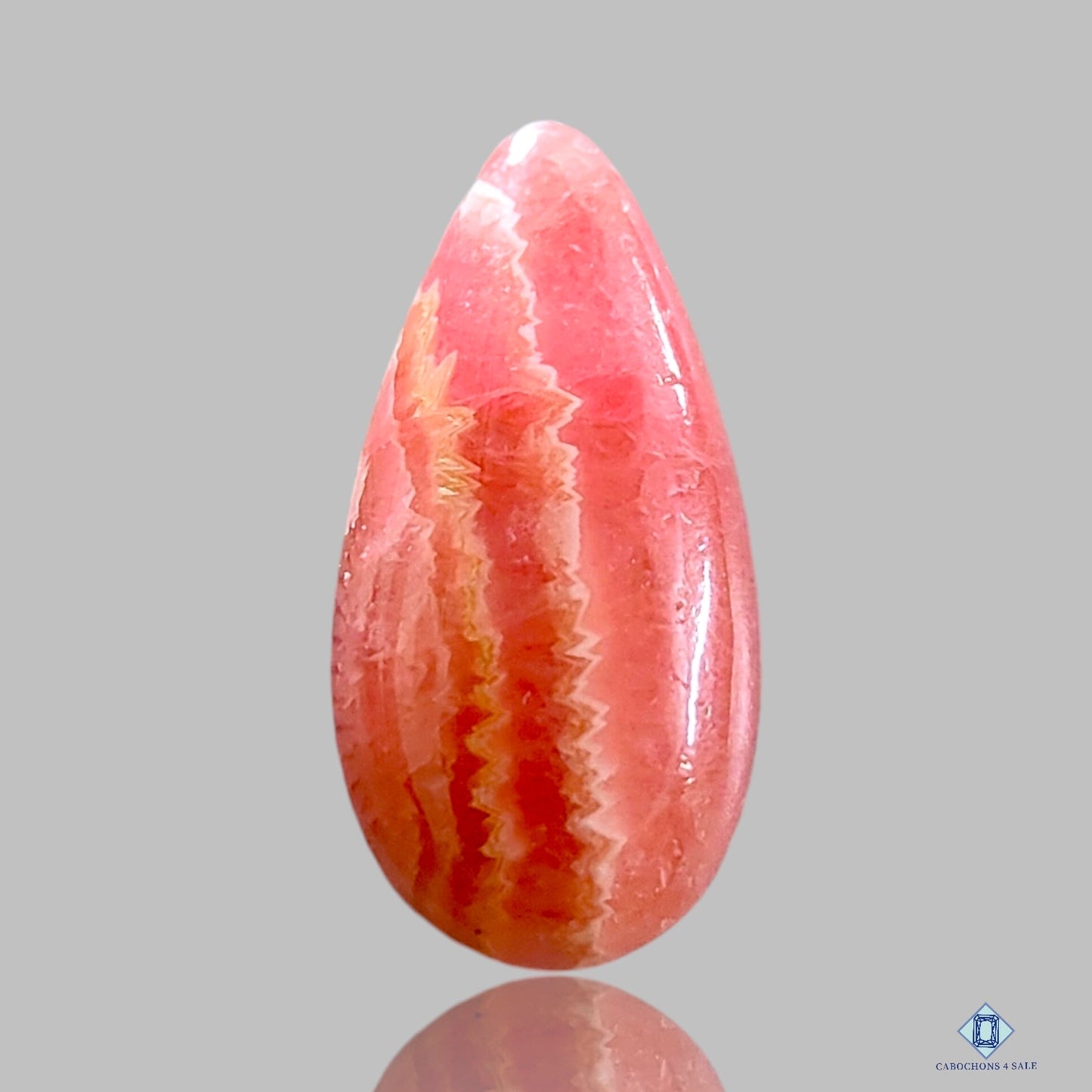 Rhodochrosite Pear Cabochons