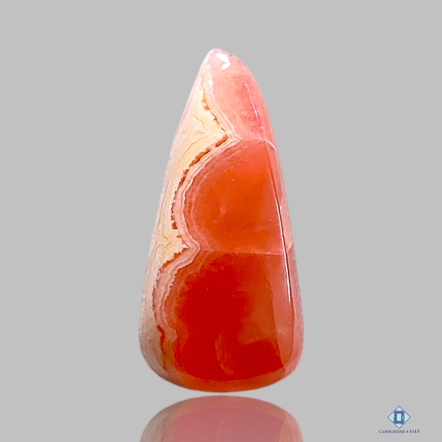 Rhodocrosite Pear Cabochons