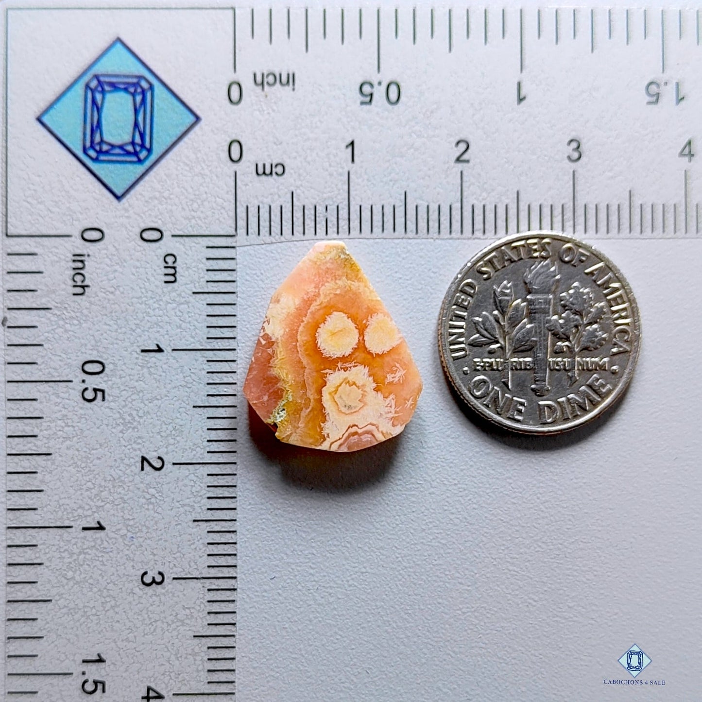 Rhodochrosite Pear Cabochons