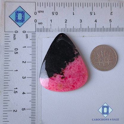 Cabujones de pera de rodonita