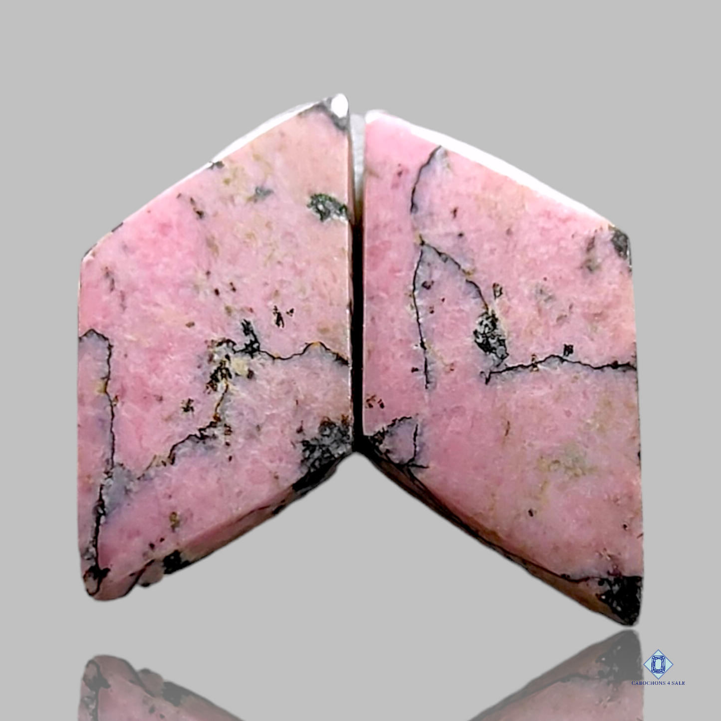 Rhodonite-Parallelogram-cabochons