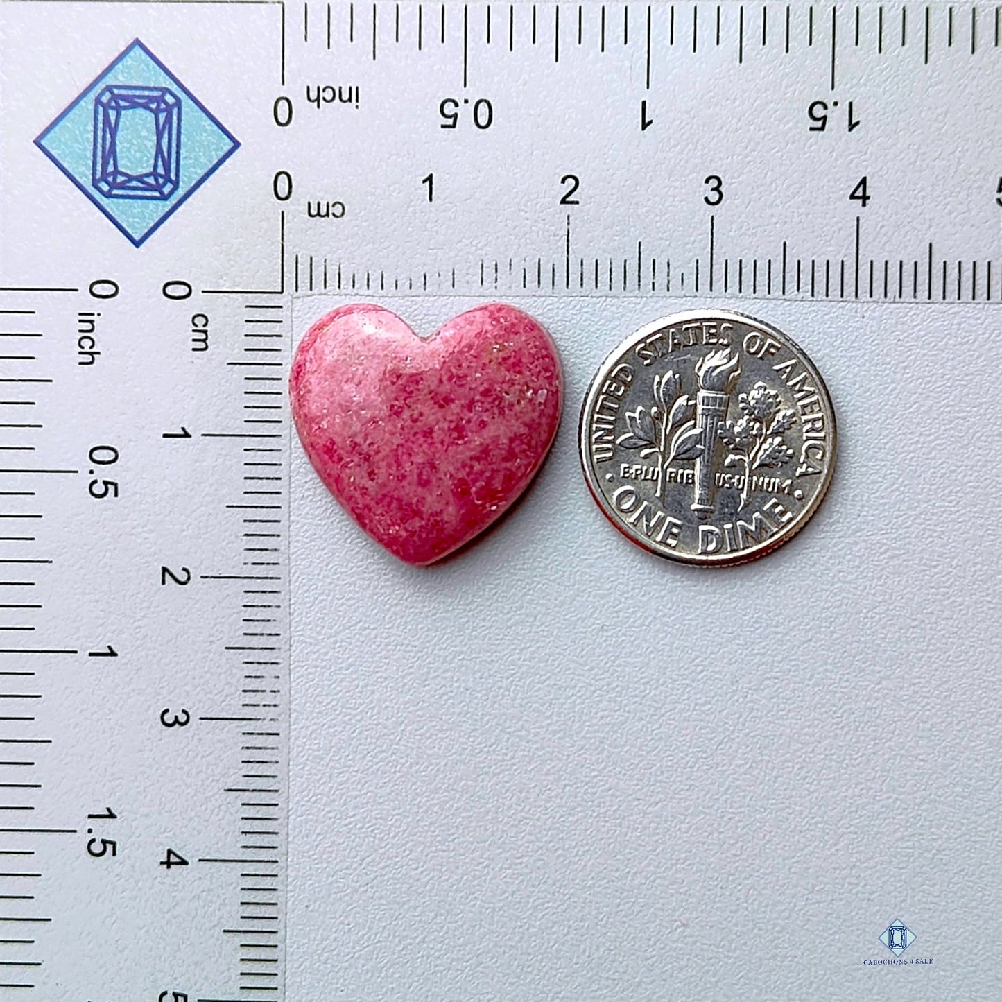 Rhodonite Heart Carvings