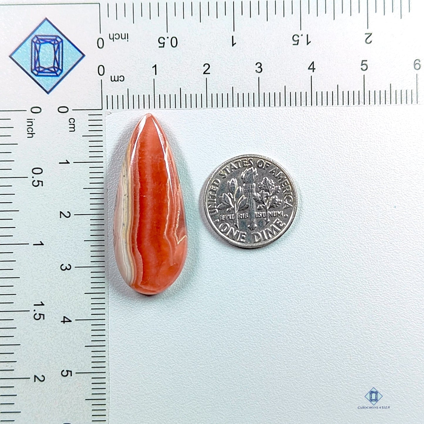 Rodocrosite-Pear-Cabochons