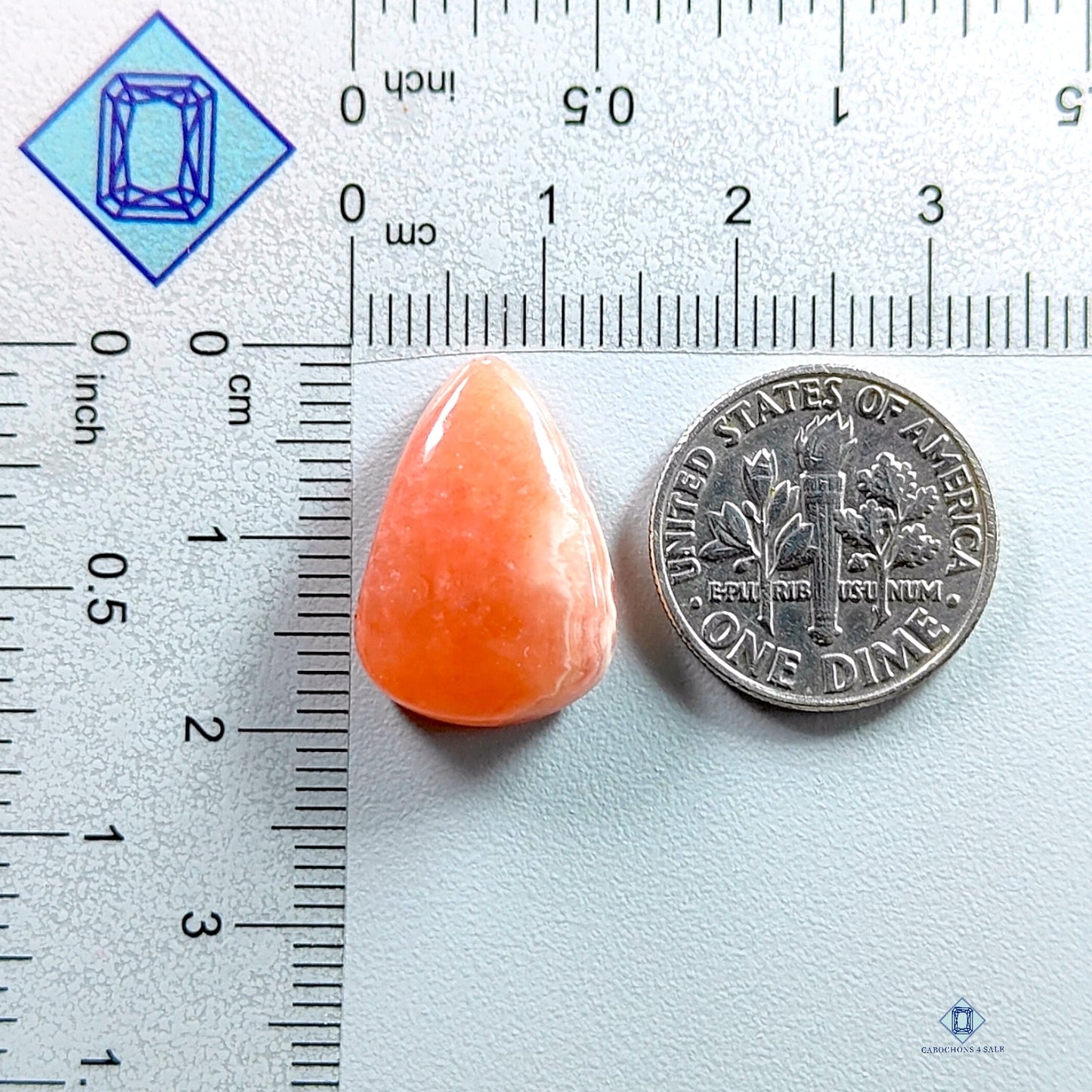 Rodocrosite-Pear-Cabochons