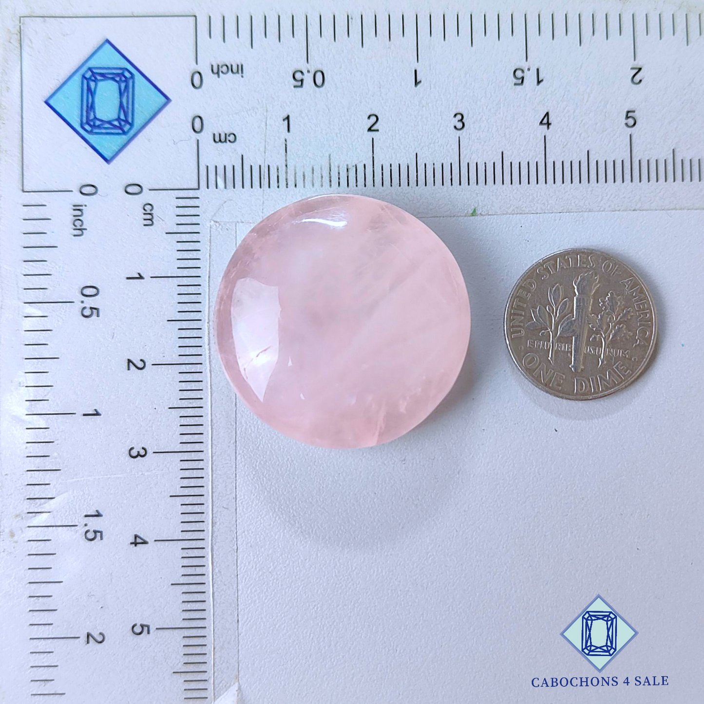 Rose Quartz Round Cabochons