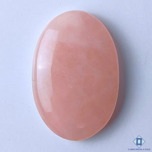 Rose Quartz Oval Cabochons 45x30x9mm