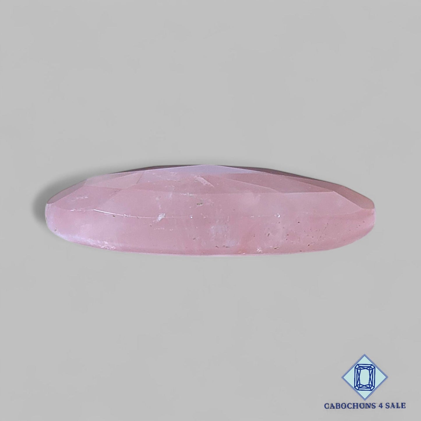 Natural Rose Quartz Gemstone  Oval Rose Cut 36*27*8mm from Brazil available for sale