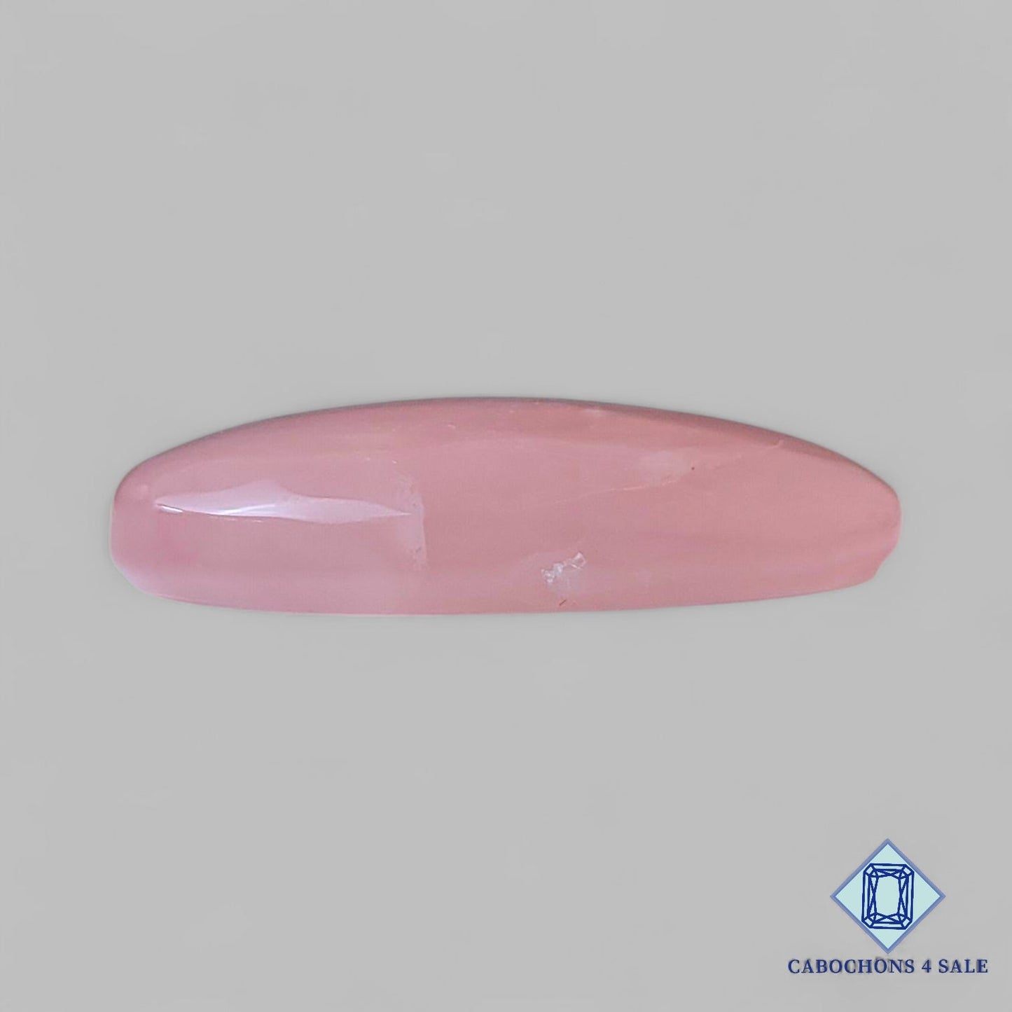 Natural Rose Quartz Gemstone  Oval Cabochons 38*22*8mm from Brazil available for sale