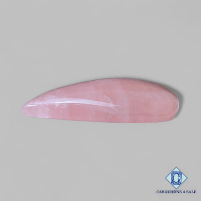 Natural Rose Quartz Gemstone  Pear Cabochons 36*30*8mm from Brazil available for sale